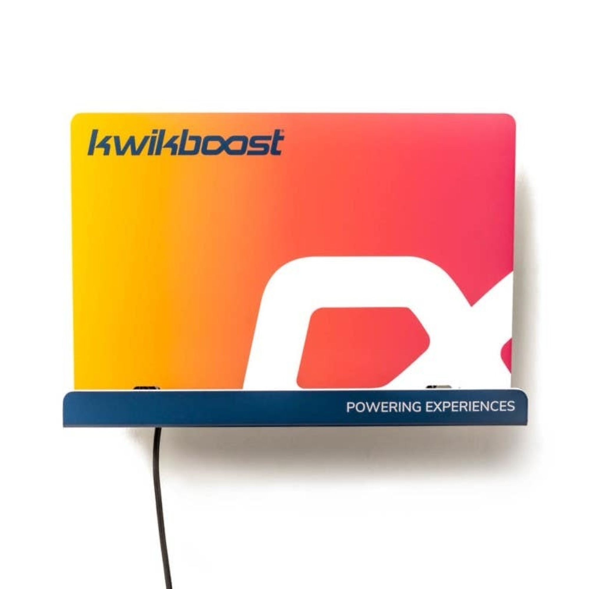 Luxor KwikBoost Deluxe Courtesy Charging Station — Wall Mounted, Custom Graphics, Model# KB99035